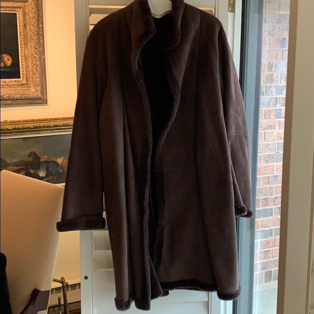 Brown Shearling Coat